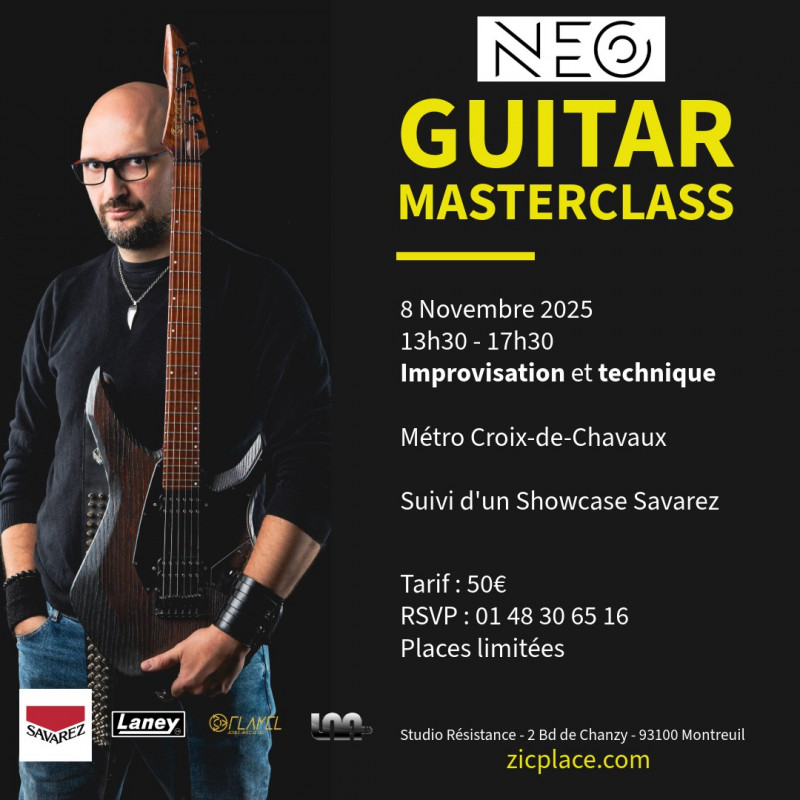 Masterclass de Guitare avec NEO