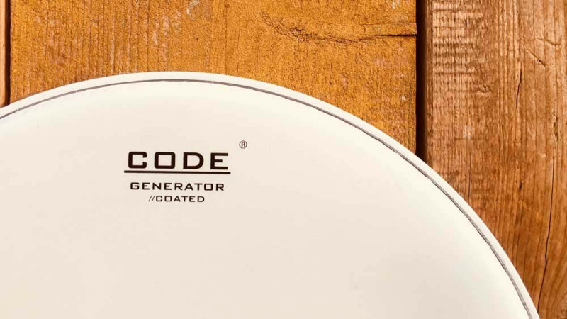 Code Drum Heads - Generator Coated