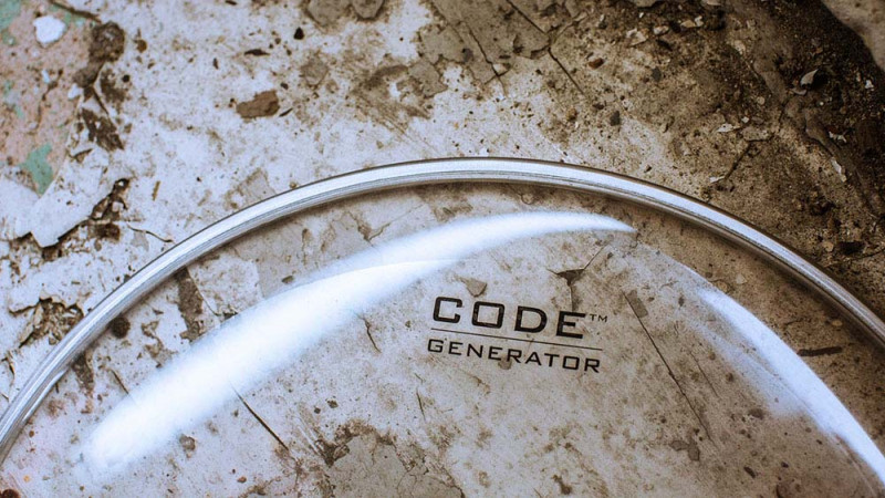 Code Drum Heads - Generator Clear
