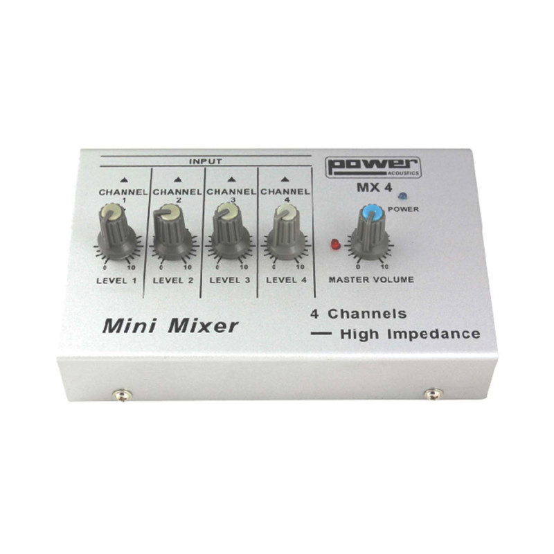 MX8 USB V2 Table de mixage analogique Power acoustics