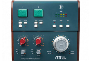 HERITAGE AUDIO - RHA I73PROEDGE USBC-C 12IN/16OUT, 2 Préamps Style 73 Class A