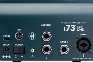HERITAGE AUDIO - RHA I73PROEDGE USBC-C 12IN/16OUT, 2 Préamps Style 73 Class A