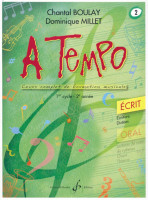 A tempo : écrit. Volume 2