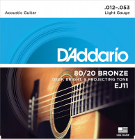 Cordes guitare acoustique EJ11 12-53