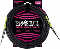 Ernie Ball - 20’ Straight/straight Instrument Cable Black