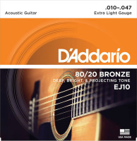 Cordes guitare acoustique EJ10 10-47